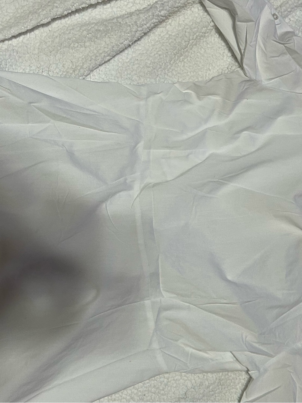 New York & Company White Button-Down Shirt